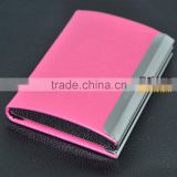 2015 Luxury Business PU Leather ID Credit Place Card Holders/Business card case/name card holder- ST127-P