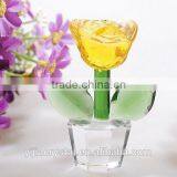 Factory Directly Sale Wedding Favor k9 Nature Crystal Rose Flower for the Wedding Gifts thumbnail-6