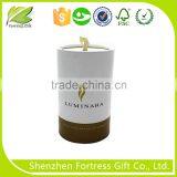 Rigid Cosmetic Cardboard Tube Box With Ribbon