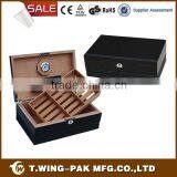 Handmade Spanish Cedar 100 Pieces Cigar Humidor With Tray