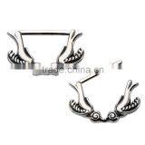 14G Sparrow Nipple Clicker Nipple Piercing thumbnail-1