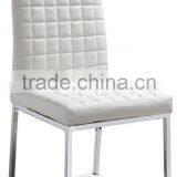 L853A MODERN MARBLE DINING TABLE WITH 4 LEATHER CHAIRS thumbnail-2