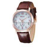 Fashion Genuine Leather Watch Ultra Thin Watch High Quality Watches Stainless Steel Case Luxury Watch Leather Watch thumbnail-1