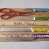 Kitchen Knife Set - 7Pcs With Cutting Board