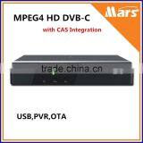 Compatible With Major CA Systems Cable STB Digital MPEG4 HD DVB Receiver, DVB-C HD Quality Choice