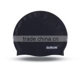 Comfortable Fit Waterproof Silicone Decorative Custom Print Swim Cap