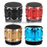 Portable Mini Bluetooth Speakers Metal Steel Wireless Smart Hands Free Speaker Support USB For Mobile Phone