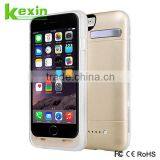 Rechargeable li-polymer battery case for iphone 6 Wireless Power Bank Charger