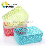 Hollow colorful Storage basket made in china