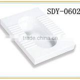 Hot Sale Ceramic wc Pan With Integrated S-trap Bathroom Squatting Pan Toilet thumbnail-1