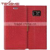 Crocodile Pattern Leather Wallet Case With Card Slots for Samsung Galaxy Note 7 Case thumbnail-1