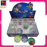 6.5cm Custom Printed Rubber Boucing Ball With Led Flashing Light thumbnail-2