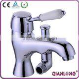 QL-12021B European Style Brass ce Chromed Economic Basin Shower Faucet thumbnail-1