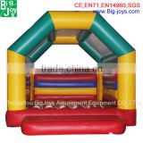 Inflatable bubble bouncer baby air trampoline with fisher price