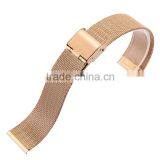 0.4 Line Stainless Steel Mesh Watch Band With Folding Buckle thumbnail-6