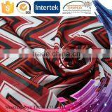 China Direct Manufacturer Polyester 75D Border Print Dress Chiffon Fabric for Dress
