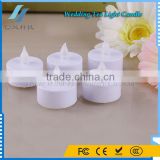 White Flameless Tea Light Candle LED Decorative Candle for Wedding Holiday Birthday Party Christmas