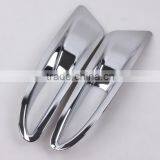 Rear Fog Light Lamp Cover 2 Pcs ABS Chrome For Mazda Axela 2014-2015 Mazda 3 Accessories