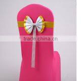 chair sash with buckle,printed chair sash wedding chair cover at factory price