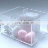 transparent acrylic cotton swab box