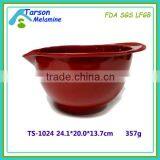 Shine Red 100% Melamine Mixing Bowls thumbnail-2