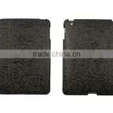 Rotating Retro Map pattern PU Leather Smart Cover Stand Case for iPad 3 and for the New iPad