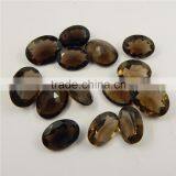 NATURAL SMOKY QUARTZ CUT FACETED GOOD COLOR & QUALITY LOT