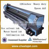 10 feet stable running eco solvent inkjet digital printer with dx5 dx7 print head