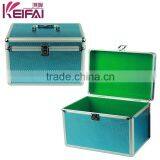 Multi Purpose Aquamarine Grid Pattern Lacquer Box Of Jewelry thumbnail-1