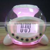 Funny Color Led Calendar Alarm Clock