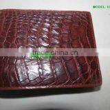 Brown Crocodile Leather Wallet