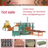 german technology QT5-20 automatic baking-free concrete clay block/paver making machines small scale industries China product