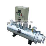 Marine jacket water heating unit