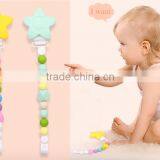 BPA Free Cute Baby Silicone Pacifier Clips thumbnail-4
