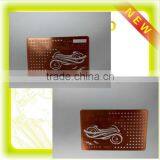 Engraved Flexible Wooden Business Card/Metal Business Card thumbnail-3