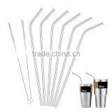 Stainless Steel Straws 4 Drinking Straws and 1 Brush Set thumbnail-3