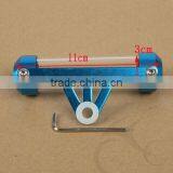 CNC Rego Tube Pipe Registration Label Holder For Scooter Motocycle Motorbike New thumbnail-2