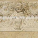 French Style Marble Fireplace Mantel With Lady Statue thumbnail-2