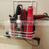 PE Coating White Hair Care Rack For Hair Drier and Hair Products thumbnail-3