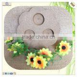 Natures Variety Storage Hole Flower Heart Wooden Ornaments thumbnail-2