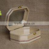 Natural Transparent Wooden Diamond Display Box thumbnail-5