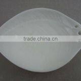 Stock White Porcelain Leaf Dish thumbnail-1