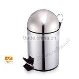 Factory Sale Stainless Steel Foot Pedal Waste Bin thumbnail-1