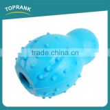 Cheap wholesale lucky dog chew toys TPR bowling bottle shaped dog toy
