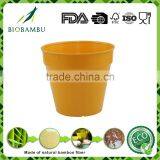 Biological Abbaubar Best Quality Bamboo Fiber Flower Pot thumbnail-3