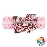 Baby Boutique Hair Accessories Pink Ctochet Bowknot Elastic Hairband thumbnail-2