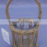 Wicker Candle Holder in New Woven Style thumbnail-1