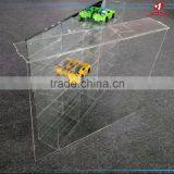 China Wholesale Wall Mounted Crystal Clear Acrylic Lucite Plastic 1:64 Car Model Display Case thumbnail-3