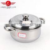 Hot Selling 4PCS Stainless Steel Stock Pot Set Cooking Pot Cookware Set thumbnail-3