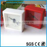 Square Shaped Red Color Table Morning Ring Alarm Clock thumbnail-5
